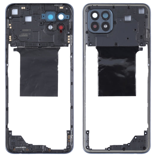 Pour OPPO Reno4 SE/A93 4G/OPPO Reno4 F/Reno4 Lite/F17 Pro PEAT00, PEAM00 plaque de lunette de cadre central d'origine