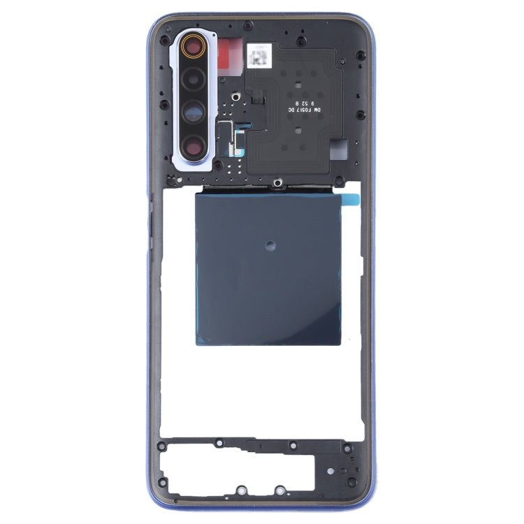 Pour Realme X50 5G Chine RMX2051, RMX2025 / Realme X50m 5G Plaque de lunette de cadre central d'origine