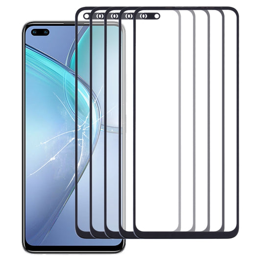 Pour Infinix Zero 8 / Zero 8i X687, X687B 5 pièces lentille extérieure en verre pour écran avant