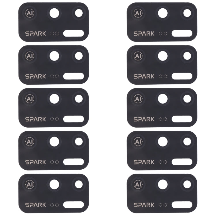 Objectif de caméra arrière pour Tecno Spark 5 Air KD6a, 10 pièces