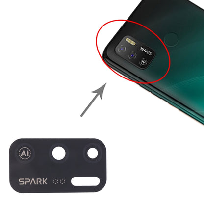 Objectif de caméra arrière pour Tecno Spark 5 Air KD6a, 10 pièces