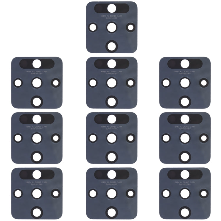 Objectif de caméra arrière pour Tecno Camon 16 / Camon 16 Premier CE7, CE7j, CE9h, CE9, CD6j, 10 pièces