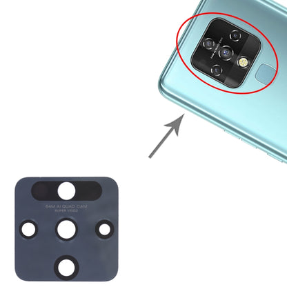 Objectif de caméra arrière pour Tecno Camon 16 / Camon 16 Premier CE7, CE7j, CE9h, CE9, CD6j, 10 pièces