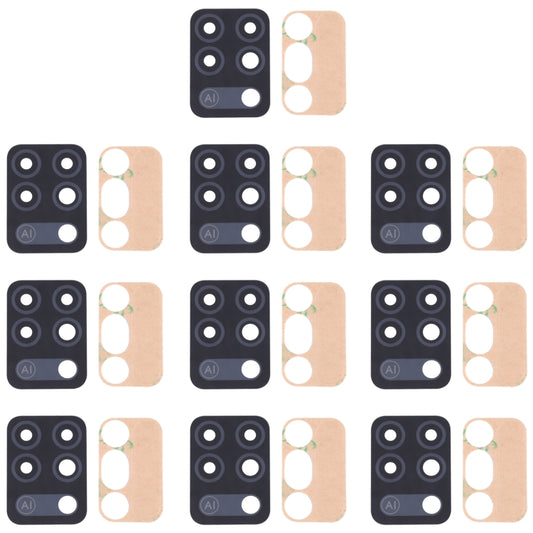 Objectif de caméra arrière pour Tecno Pova LD7, LD7j, 10 pièces