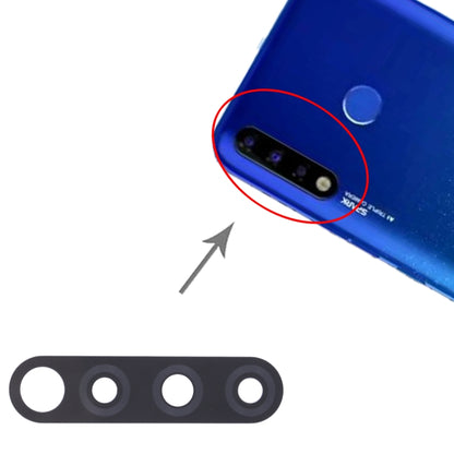 Objectif de caméra arrière pour Tecno Spark 4 KC8, 10 pièces