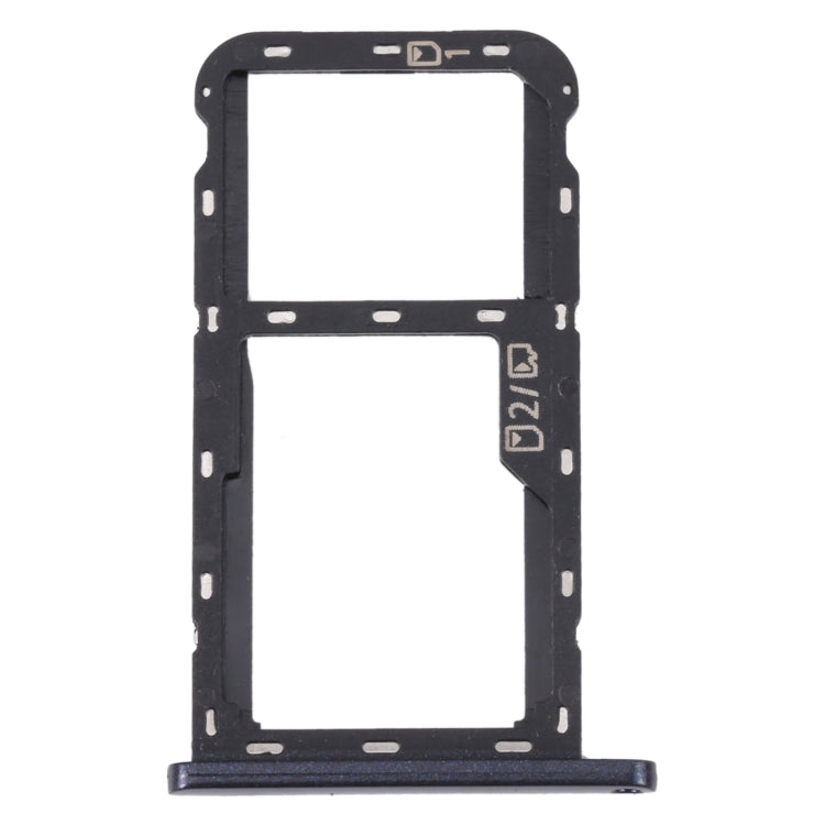 Pour ZTE Blade A72 plateau de carte SIM + plateau de carte SIM/plateau de carte Micro SD