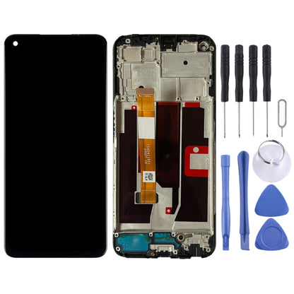 Pour OnePlus Nord N200 5G DE2118 numériseur assemblage complet avec cadre écran LCD OEM