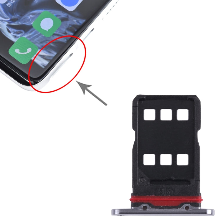 Pour Meizu 18 Pro Plateau de carte SIM + Plateau de carte SIM