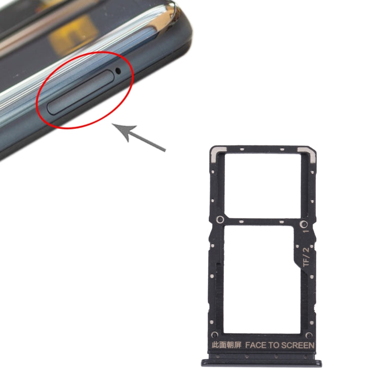 Plateau pour carte SIM + plateau pour carte SIM / plateau pour carte Micro SD pour Xiaomi Poco X3 GT 21061110AG