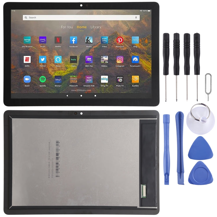 Ensemble complet d'écran LCD et de numériseur pour Amazon Fire HD 10 (2021) T76N2B T76N2P