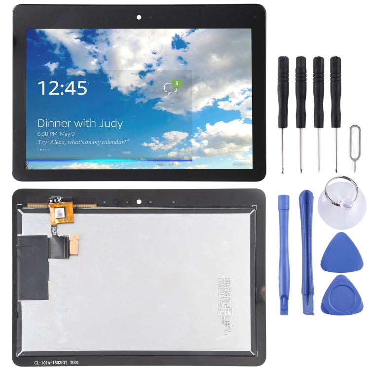 Ensemble complet d'écran LCD et de numériseur pour Amazon Echo Show 2