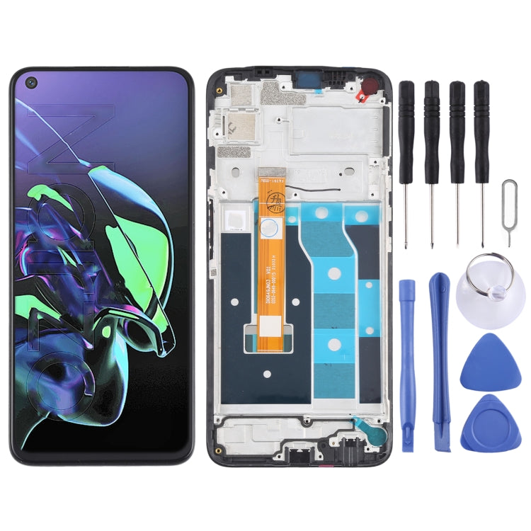 Écran LCD et numériseur complet avec cadre pour OPPO Realme Narzo, For OPPO Realme Narzo