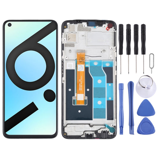 Écran LCD et numériseur complet avec cadre pour OPPO Realme 6i (Inde) / Realme 6s / Realme Narzo RMX2002, For Realme 6i (India)/Realme 6s