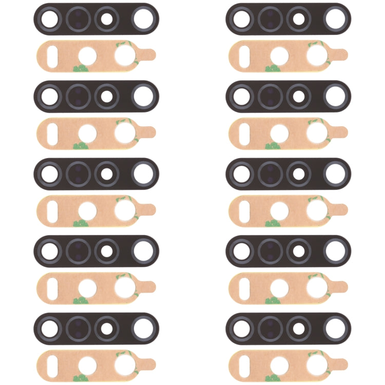 Objectif de caméra arrière 10 PCS pour Motorola Moto G8 Plus