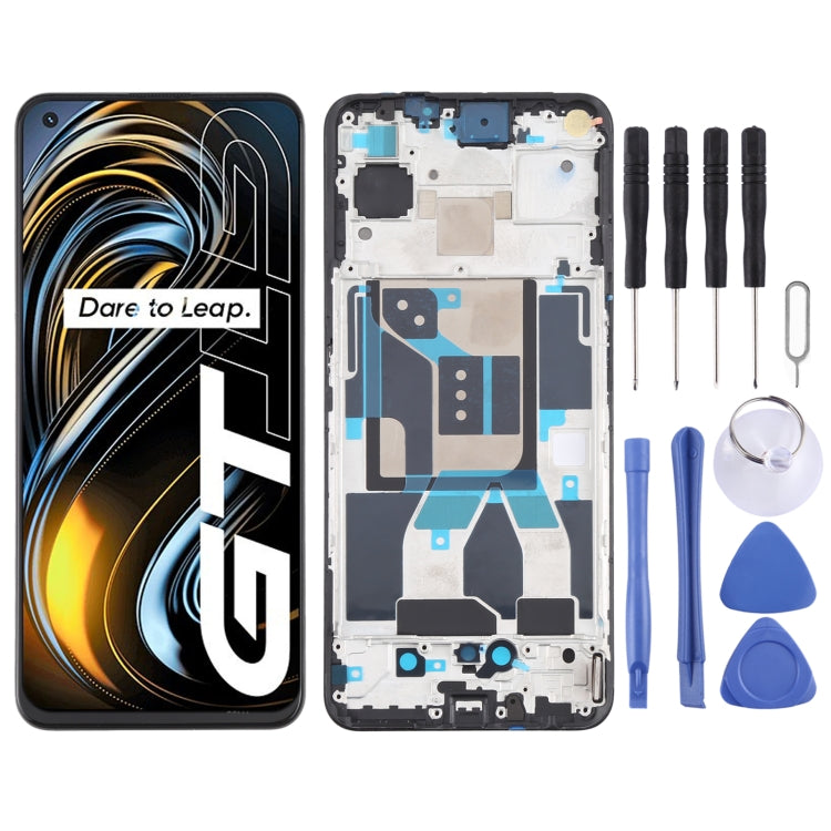 Écran LCD et numériseur en matériau Super AMOLED d'origine, assemblage complet avec cadre pour OPPO Realme GT 5G RMX2202