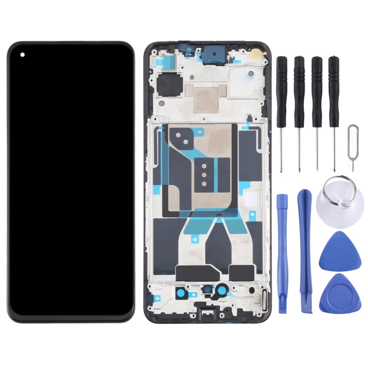 Écran LCD et numériseur en matériau Super AMOLED d'origine, assemblage complet avec cadre pour OPPO Realme GT 5G RMX2202