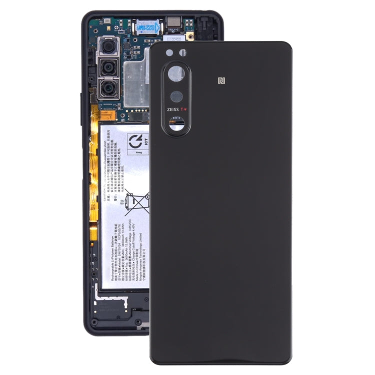 Couvercle arrière de la batterie avec couvercle d'objectif d'appareil photo pour Sony Xperia 5 II