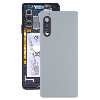 Couvercle arrière de la batterie avec couvercle d'objectif d'appareil photo pour Sony Xperia 5 II