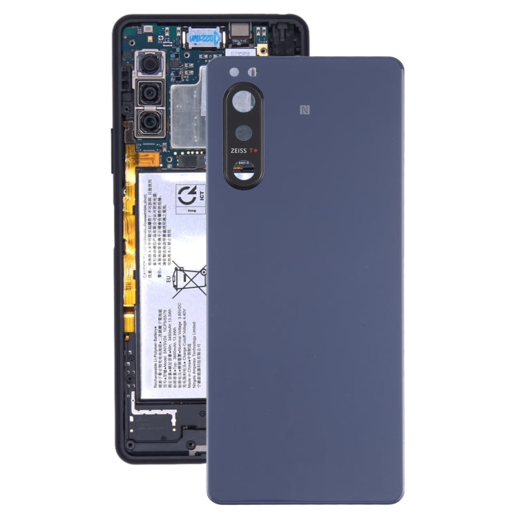 Couvercle arrière de la batterie avec couvercle d'objectif d'appareil photo pour Sony Xperia 5 II