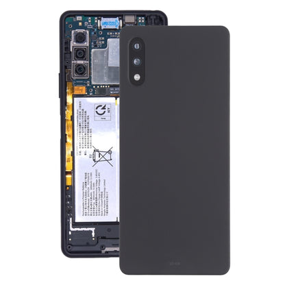 Couvercle arrière de la batterie avec couvercle d'objectif d'appareil photo pour Sony Xperia Ace II SO-41B