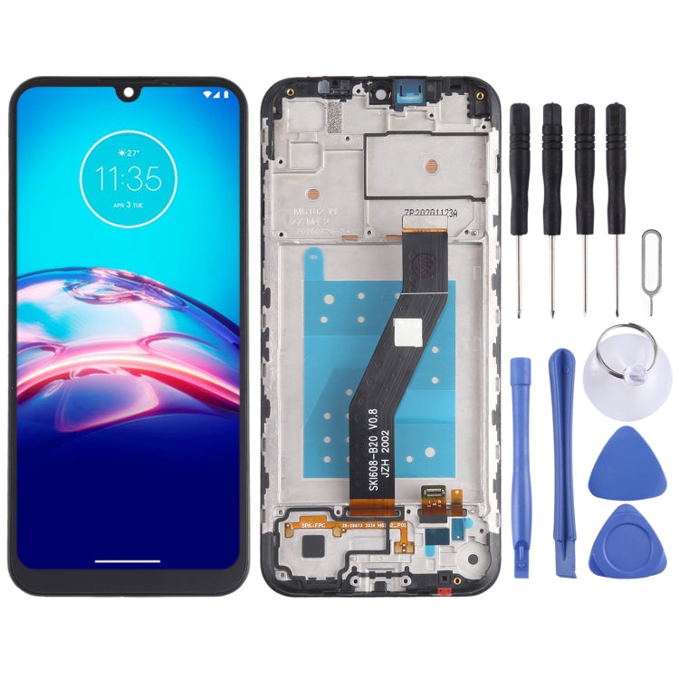 Écran LCD et numériseur complet avec cadre pour Motorola Moto E6S XT2053 XT2053-2