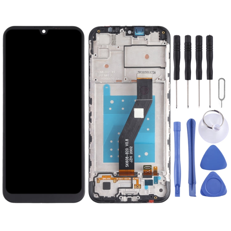 Écran LCD et numériseur complet avec cadre pour Motorola Moto E6S XT2053 XT2053-2