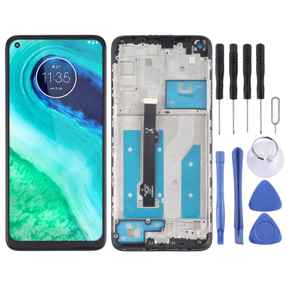 Écran LCD et numériseur complet avec cadre pour Motorola Moto G8 XT2045-1