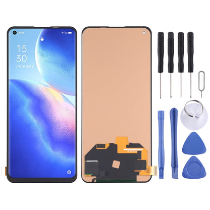Écran LCD en matériau TFT et numériseur complet (ne prenant pas en charge l'identification par empreinte digitale) pour OPPO Reno5 Pro 5G / Reno5 Pro+ PDSM00 PDST00 CPH2201 PDRM00 PDRT00