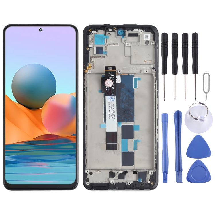 Écran LCD d'origine et numériseur complet avec cadre pour Xiaomi Redmi Note 10 Pro 5G / Poco X3 GT 21061110AG