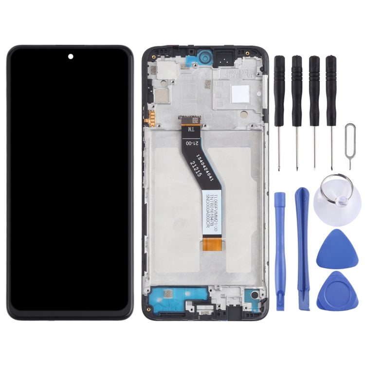 Matériau IPS Écran LCD d'origine et numériseur Assemblage complet avec cadre pour Xiaomi Redmi Note 11 (Chine) 21091116AC / Poco M4 Pro 5G 21091116AG, MZB0BGVIN / Redmi Note 11S 5G