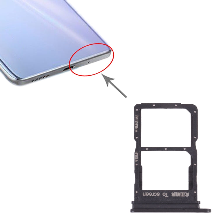 Tiroir Carte SIM + Tiroir Carte SIM pour Honor 50 SE, For Honor 50 SE