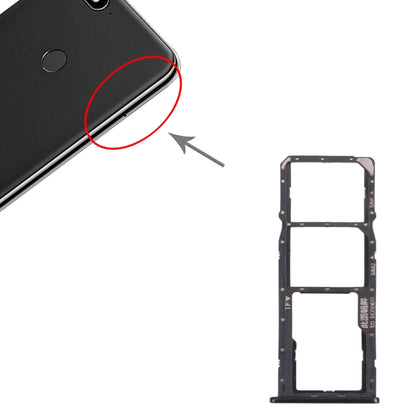 Tiroir Carte SIM + Tiroir Carte SIM + Tiroir Carte Micro SD pour Huawei Y7 (2018)
