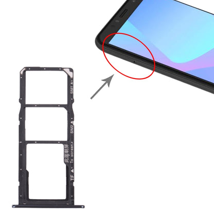 Tiroir Carte SIM + Tiroir Carte SIM + Tiroir Carte Micro SD pour Huawei Y6 (2018)