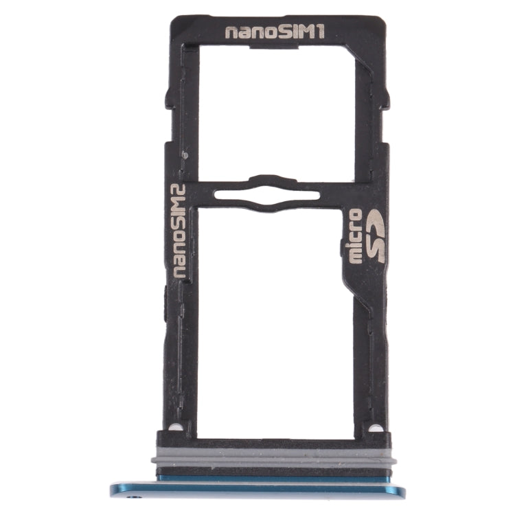 Plateau pour carte Nano SIM + plateau pour carte Nano SIM / plateau pour carte Micro SD pour LG G8S ThinQ LMG810, LM-G810, LMG810EAW