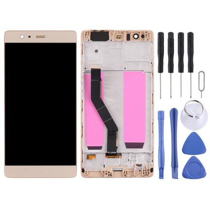 Écran LCD matériel OLED et assemblage complet de numériseur avec cadre pour Huawei P9 Plus