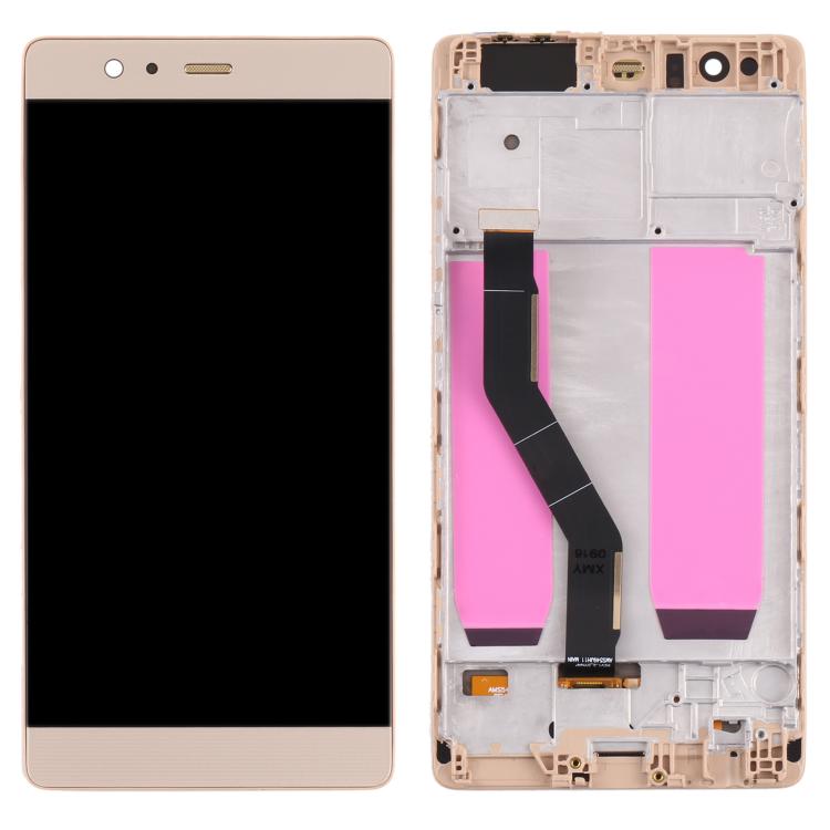 Écran LCD matériel OLED et assemblage complet de numériseur avec cadre pour Huawei P9 Plus