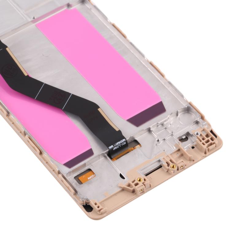 Écran LCD matériel OLED et assemblage complet de numériseur avec cadre pour Huawei P9 Plus