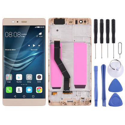 Écran LCD matériel OLED et assemblage complet de numériseur avec cadre pour Huawei P9 Plus