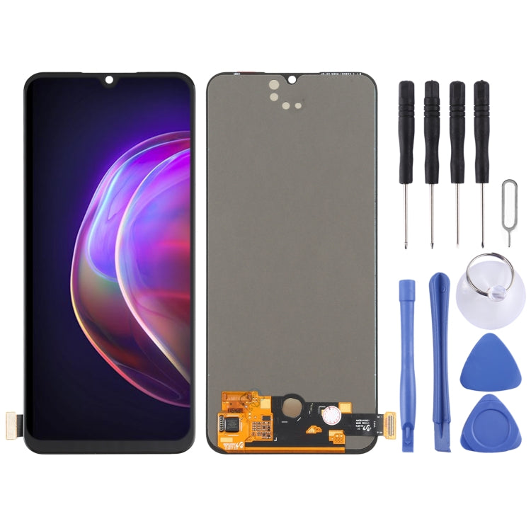 Écran LCD et numériseur d'origine AMOLED, assemblage complet pour Vivo V21 4G V2066, V2108