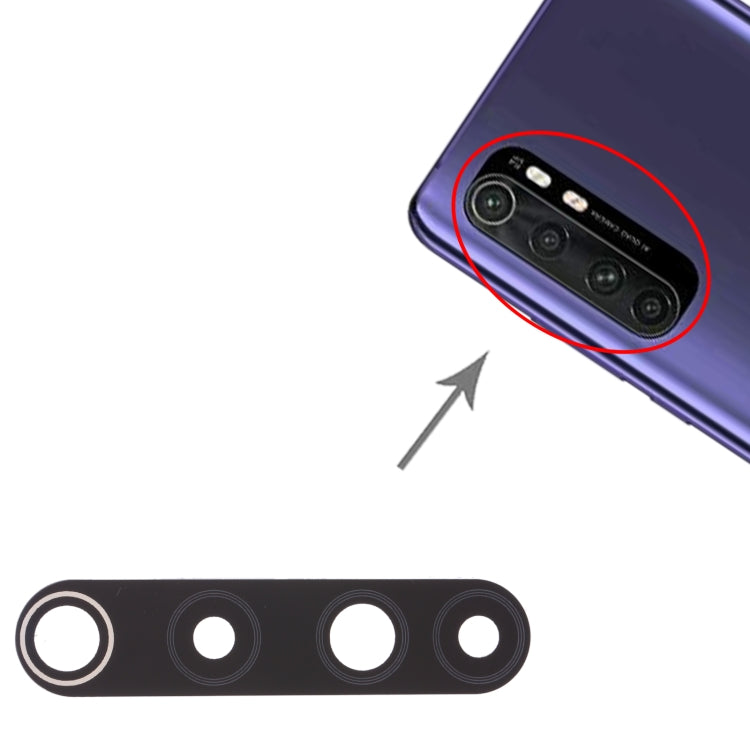 Objectif de caméra arrière 10 PCS pour Xiaomi Mi Note 10 Lite