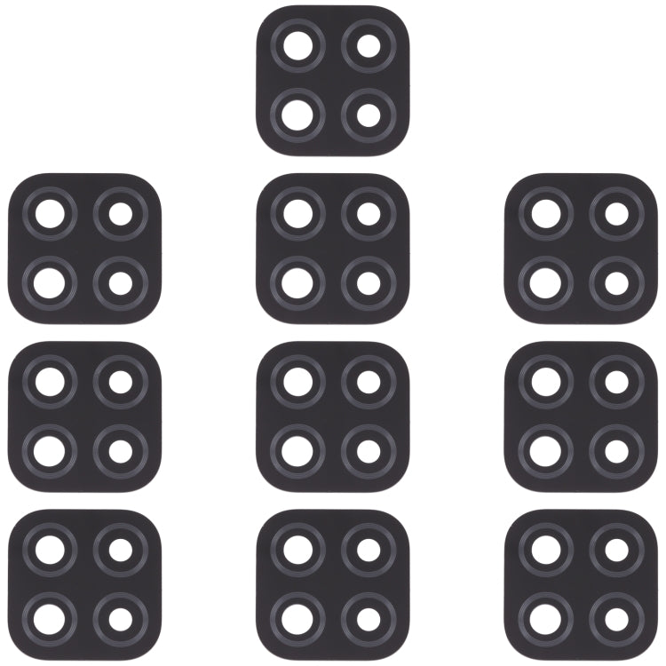 Objectif de caméra arrière 10 PCS pour Xiaomi Redmi 9C / Redmi 9 (Inde) / Redmi 9C NFC / Poco C3