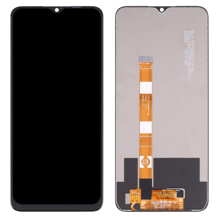 Écran LCD et numériseur complet pour OPPO Realme Narzo 50A RMX3430, For Realme Narzo 50A