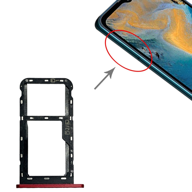 Tiroir Carte SIM + Tiroir Carte Micro SD pour ZTE Blade A51