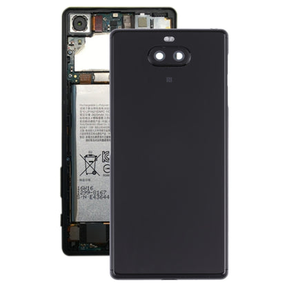 Couvercle arrière de la batterie pour Sony Xperia 8, avec cadre central et couvercle d'objectif d'appareil photo