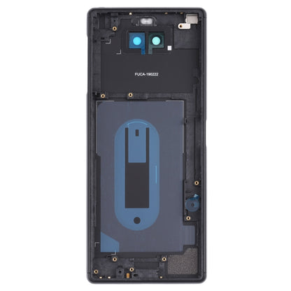 Couvercle arrière de la batterie pour Sony Xperia 8, avec cadre central et couvercle d'objectif d'appareil photo
