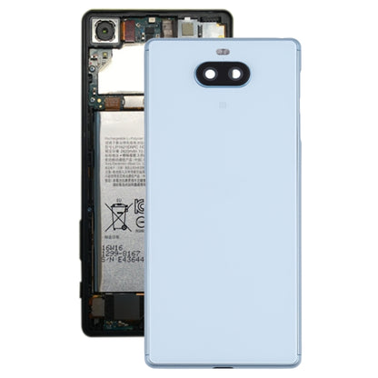Couvercle arrière de la batterie pour Sony Xperia 8, avec cadre central et couvercle d'objectif d'appareil photo