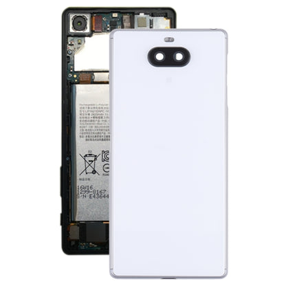 Couvercle arrière de la batterie pour Sony Xperia 8, avec cadre central et couvercle d'objectif d'appareil photo