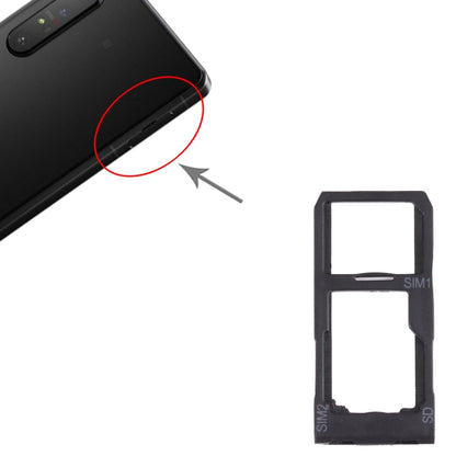 Plateau pour carte SIM + plateau pour carte SIM / plateau pour carte Micro SD pour Sony Xperia 1 II / Xperia 5 II / Xperia 10 II