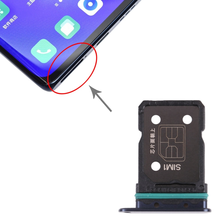 Pour OPPO Reno5 Pro + 5G / Find X3 Neo Plateau de carte SIM + Plateau de carte SIM