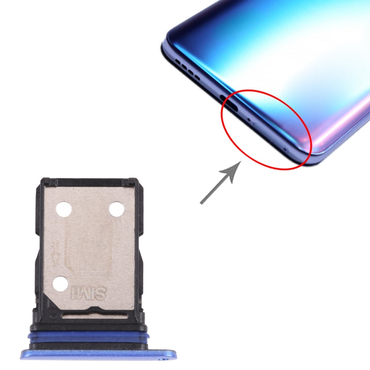 Pour OPPO Realme X7 RMX2176 plateau de carte SIM + plateau de carte SIM, For OPPO Realme X7